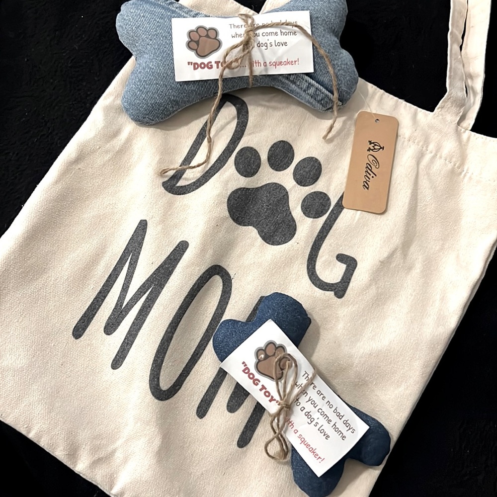 DOG TOY + TOTE BUNDLE